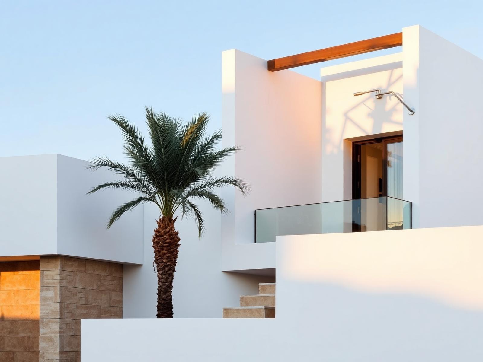 Modern luxury villa exterior in Marbella